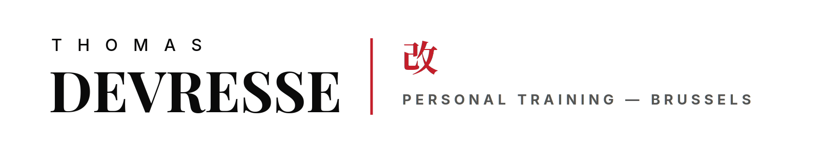 DEVRESSE — Thomas Devresse Personal Training